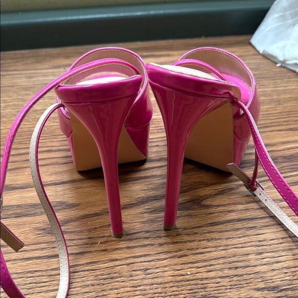 Olivia Ingrams Pink Platform Stiletto Heels.  Size 8.5 - Picture 6 of 6